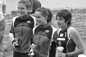 Podium Urgull 2012: Uxue, Henar y Cynthia. Foto: Rafa Elorza Viejaszapatillas.com