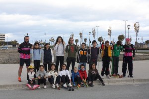 Primera foto de familia de Irrintzi Ski