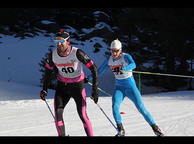Dani en carrera. Foto: Ski Club d´Azun