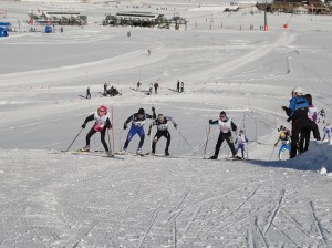 Maider haciendo el último esfuerzo para descolgar a sus competidoras