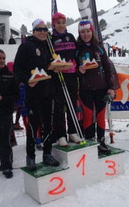 Cynthia subió a lo más alto del podium en categoría Senior II