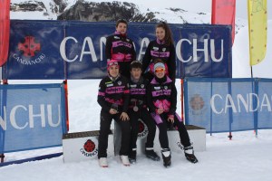 Equipo de Irrintzi Ski presente en Candanchú (Falta Jesus)