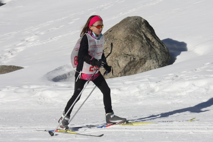 Uxue se toma muy en serio las carreras