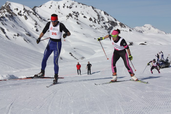 Josu Erki eta Cynthia lasterketaren azken maldarekin borrokan