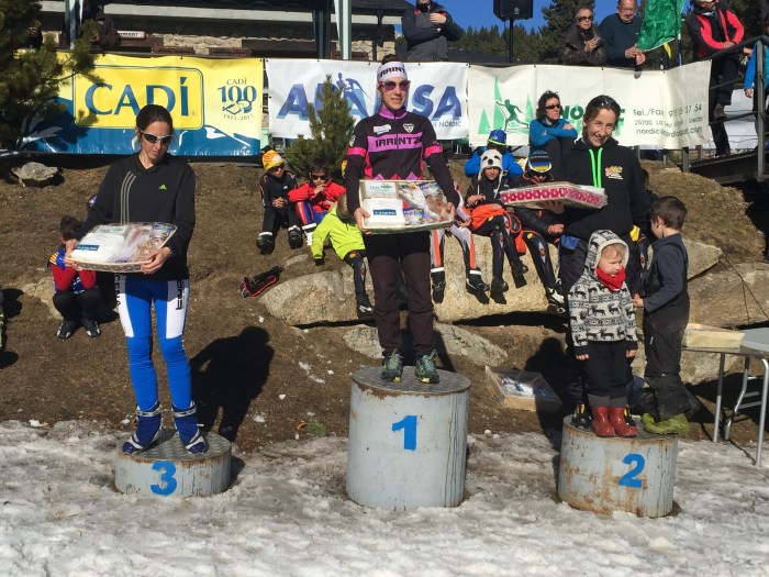 En lo más alto. Zorionak Cynthia!